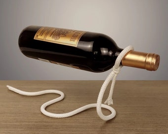 Corde suspendue créative porte-bouteilles de vin porte-bouteilles de bar présentoir étagère cadeaux décoration de table