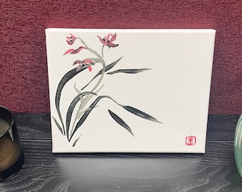 Orchid 蘭 [Ran], a symbol of unbending integrity and perseverance