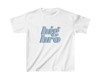 T-shirt enfant Big Bro - faire-part de naissance, faire-part de fratrie, fête des mères, fête des pères, cadeau de baby shower