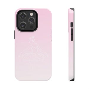 Elegant Ballerina Phone Case - Tough and Stylish - Perfect for Dance Lovers, Gift for Her, Birthday Present, Ballet Enthusiasts