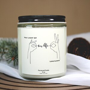 Quote Candle, Love Candle, Gifting candle, Gift hor Her, Scented Candle, Gift for loved Once, , Winter Spice Candle, Cozy Candle