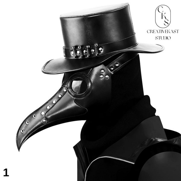 Plague Doctor Mask,Sca,Cosplay Mask,Custom Mask,Leather Mask,Raven Mask,Festival Mask,Medieval Mask,Fantasy Mask,Costume Cosplay,Burning Man