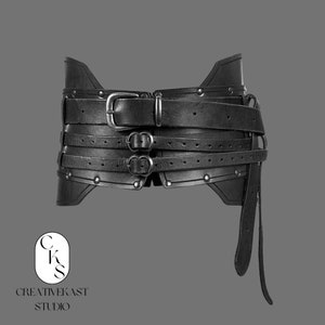 Viking printed belt,  Leather belt , Viking wide leather loop belt, Viking Celtic belt, Viking clothing accessories , Festival belt costume