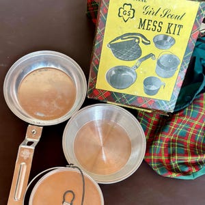 Official 1960s Girl Scout Mess Kit