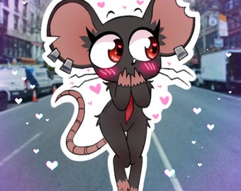 Camille Battletail, l'amoureuse de FN | Autocollant en vinyle de 2,15 po. × 3 po.