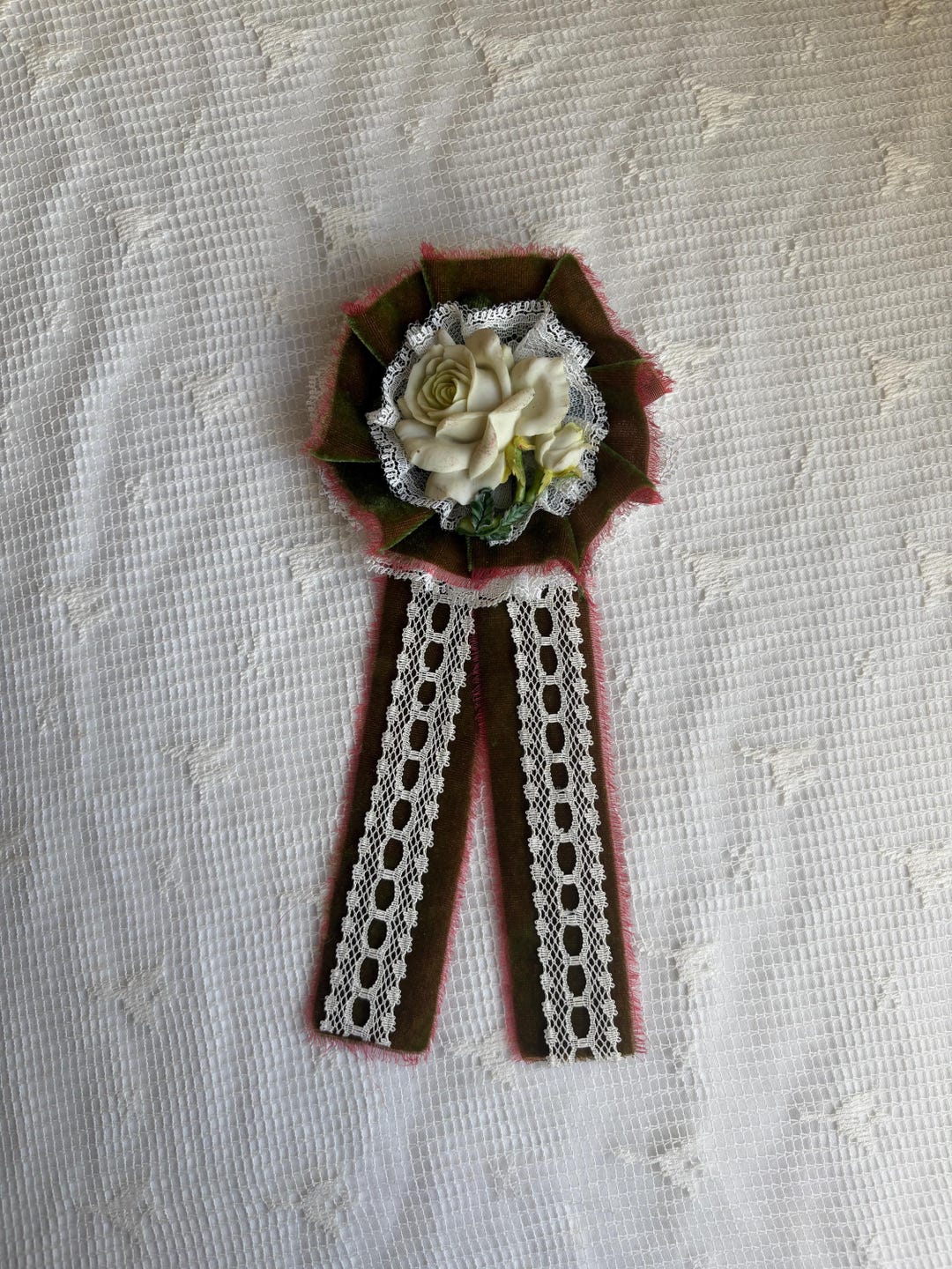 Wearable Ribbon Vintage Ribbon Prize Ribbons: Handmade Wearable Accessory - Etsy