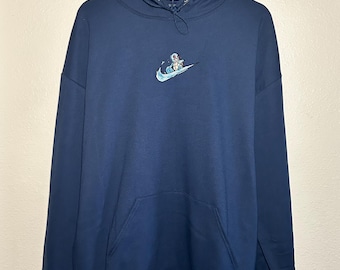 Sudadera con capucha de Squirtle de Pokémon bordada personalizada