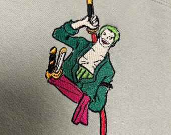 Sudadera de una pieza bordada personalizada “ZORO”