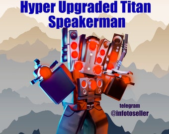 Hyper Upgraded Titan Speakerman Toilet Tower Defense Roblox Digital product