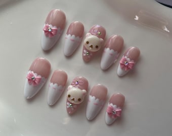 Encaje Korilakkuma 3D prensa en juego de uñas