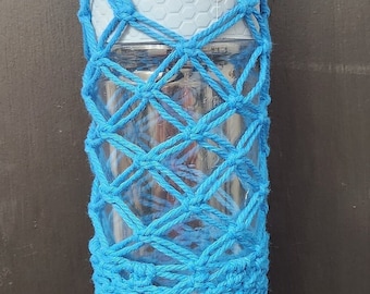 Macrame bidonhouder met afneembare riem