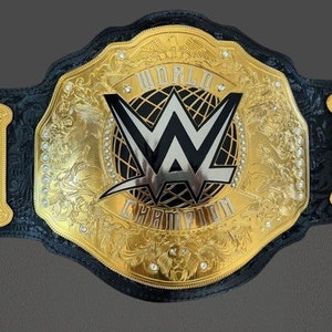 Réplica del cinturón del título del Campeonato Mundial de Peso Pesado Tamaño adulto Placas de latón de 2 mm imagen 7