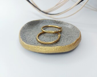 Personalized ring dish aesthetic engagement jewelry bowl bridesmaid gift for women handmade gift wedding ring dish gray engagement dish