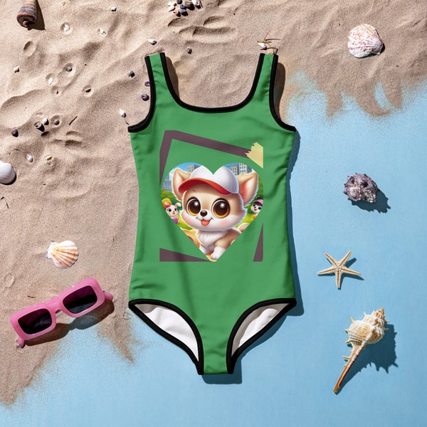 Kids One Piece Swimsuit Toddlers Custom Trendy Spandex Comfortable Bodysuit Playtime Boys Girls QuickDry Gift Children Polyester Playtime