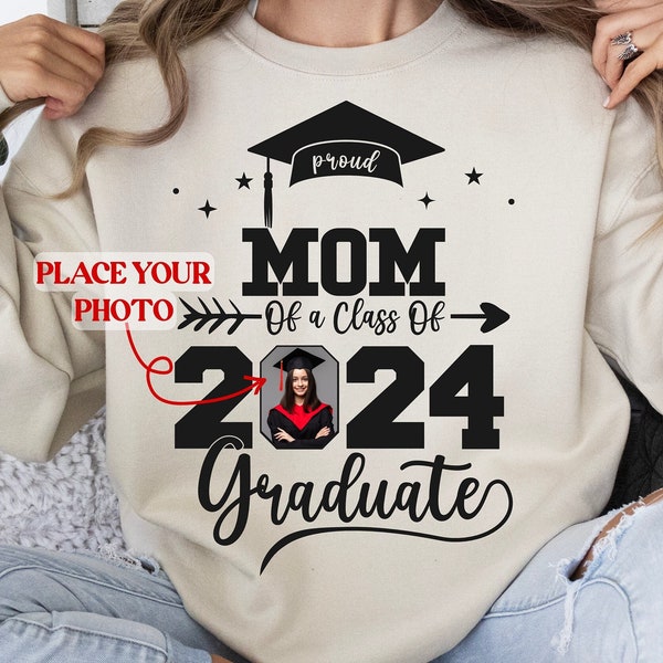 Graduate Svg, Proud Mom Graduate 2024 SVG, Graduation Svg PNG, Proud Senior Svg, Senior Family Svg, 2024 Graduation photo