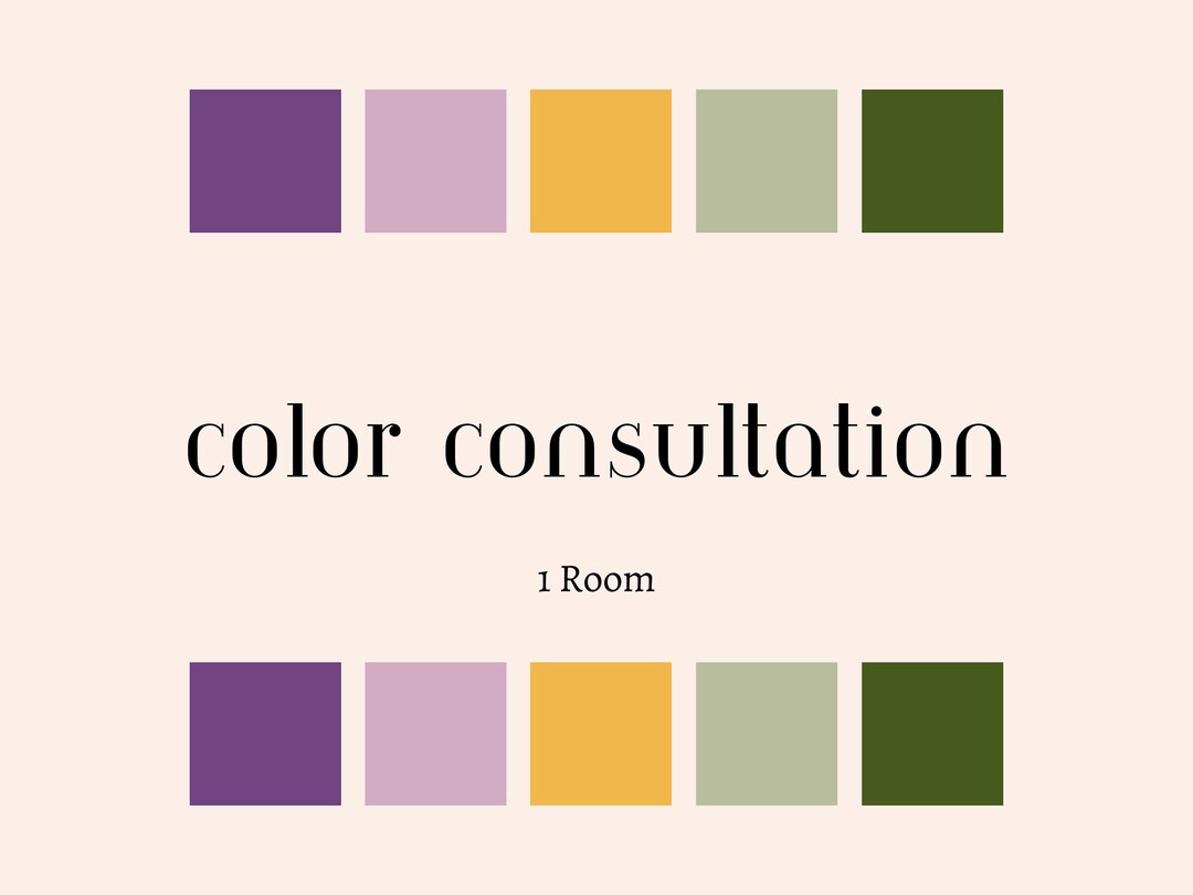 Color Consultation (paint and Wallpaper) - Etsy