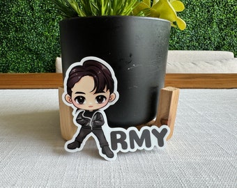 BTS JungKook Cute Chibi Calvin Klein ARMY Sticker K-Pop Decal Water Proof JK