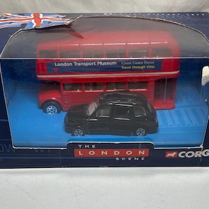 Corgi London Routemaster Bus and Taxi 2002