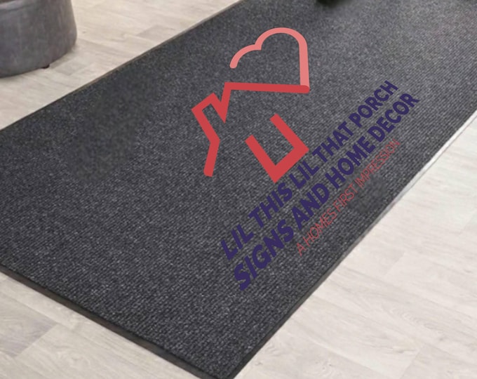 Custom Heavy Duty LOGO Entryway Mat - Multiple Sizes - Business or Residential
