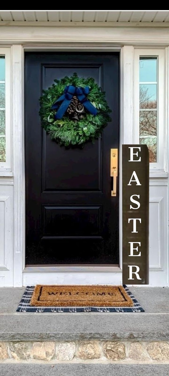 EASTER Wooden Porch Leaner Sign - Sealed - Heavy - All Weather - Multiple Options