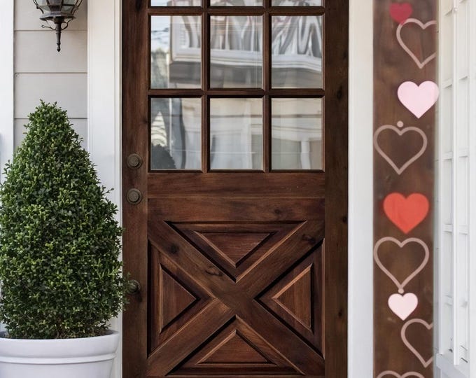 Bunch of Heart Porch Leaner Sign