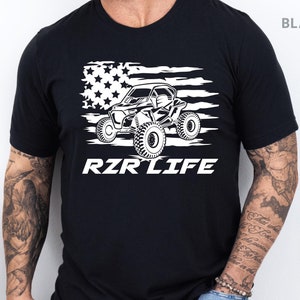 Rzr Life Shirt For ATV Lovers Off-Roading TShirt For Men And Women Mudding T-Shirts For Mudding And UTV Enthusiasts Tee
