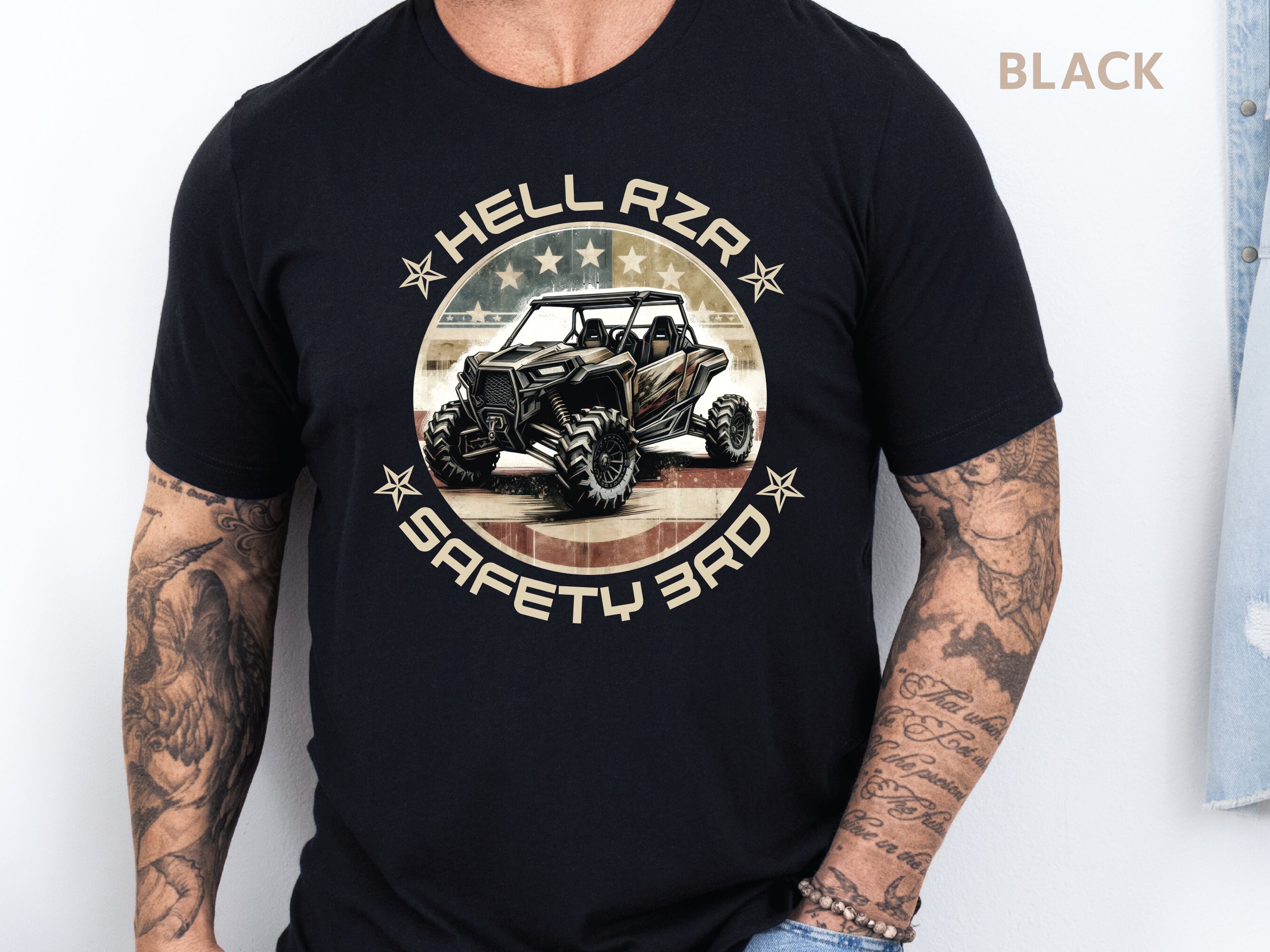 Hell RZR Safety Third Shirt for ATV Lovers Off-roading Tshirt for ...