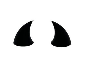 Motorcycle Horns for Helmet - Small - Stand Out with Stylish Helmet Decals for Cosplay & Biker Style