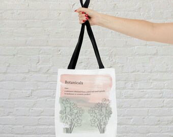 Borsa tote botanica - Borsa tote fiore - Borsa tote primaverile - Borsa tote fiore