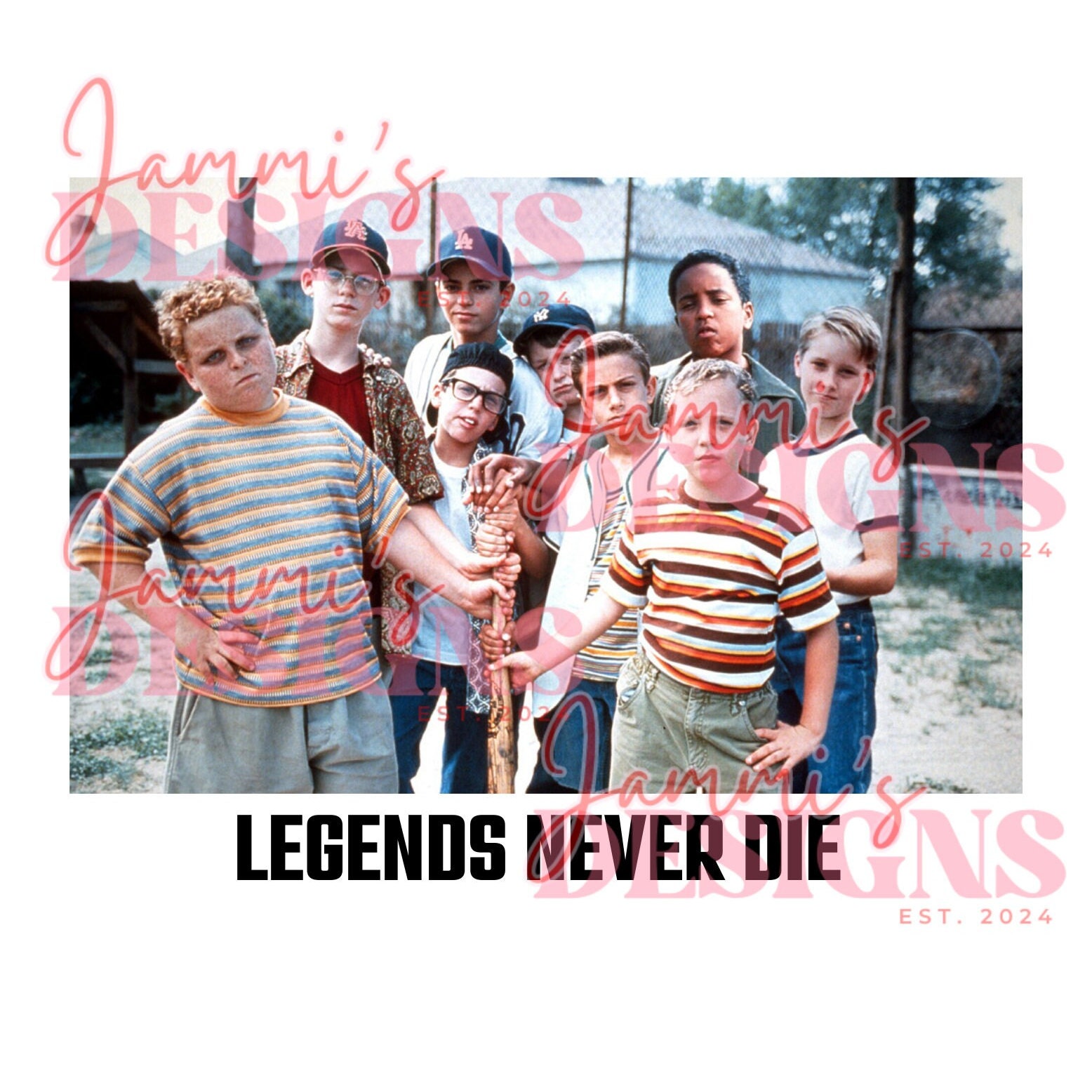 Legends Never Die Sandlot Etsy