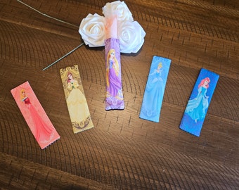 Disney Princess Popsicle Holders or Ice Pop Holders. Machine washable and reusable! Rapunzel, Belle, Cinderella, Aurora, and Ariel