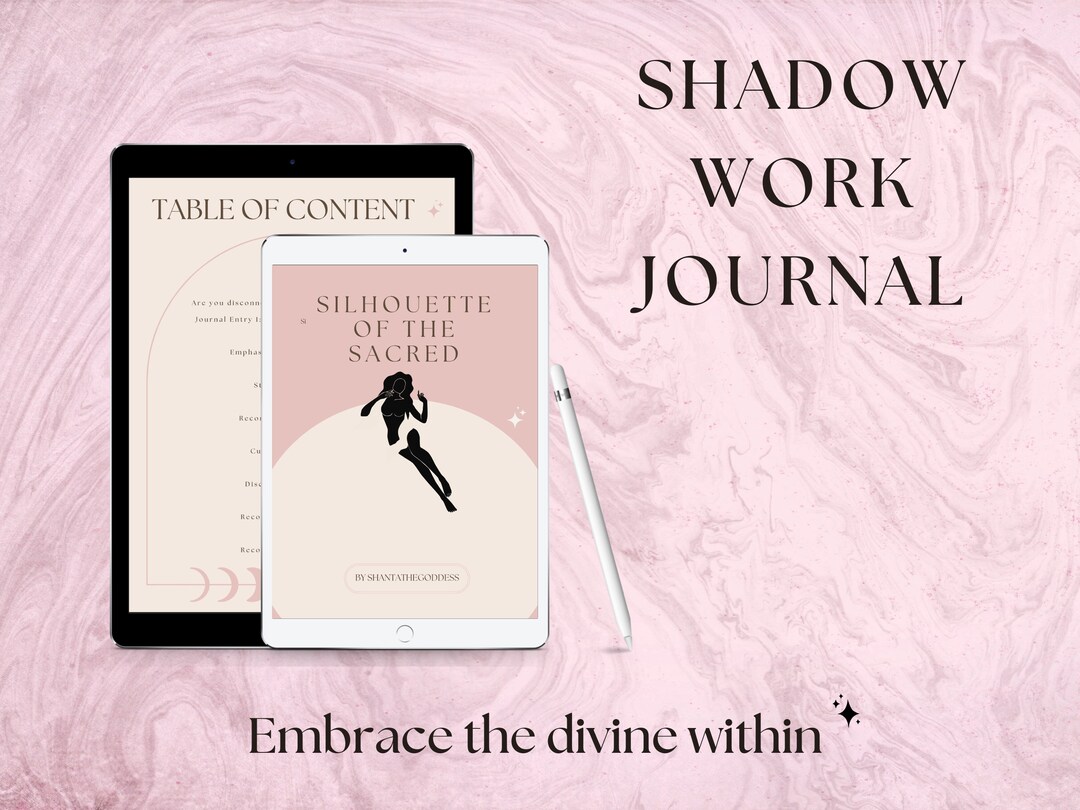 Guided Shadow Work Journal, GOODNOTES, Printable Digital PDF ...