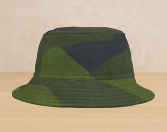 Red Tiger Camouflage Bucket Hat, Gamer Gift, Military Cap, Army