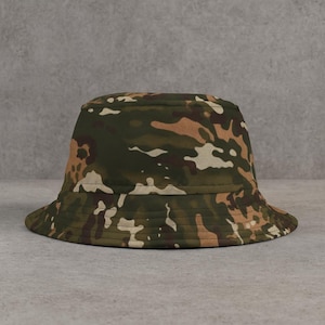 SloCam M12 Camouflage Fischerhut, Militärstil Kappe, Urban Camo Sonnenhut, Outdoor Angeln Kopfbedeckung, Waldlandtarn