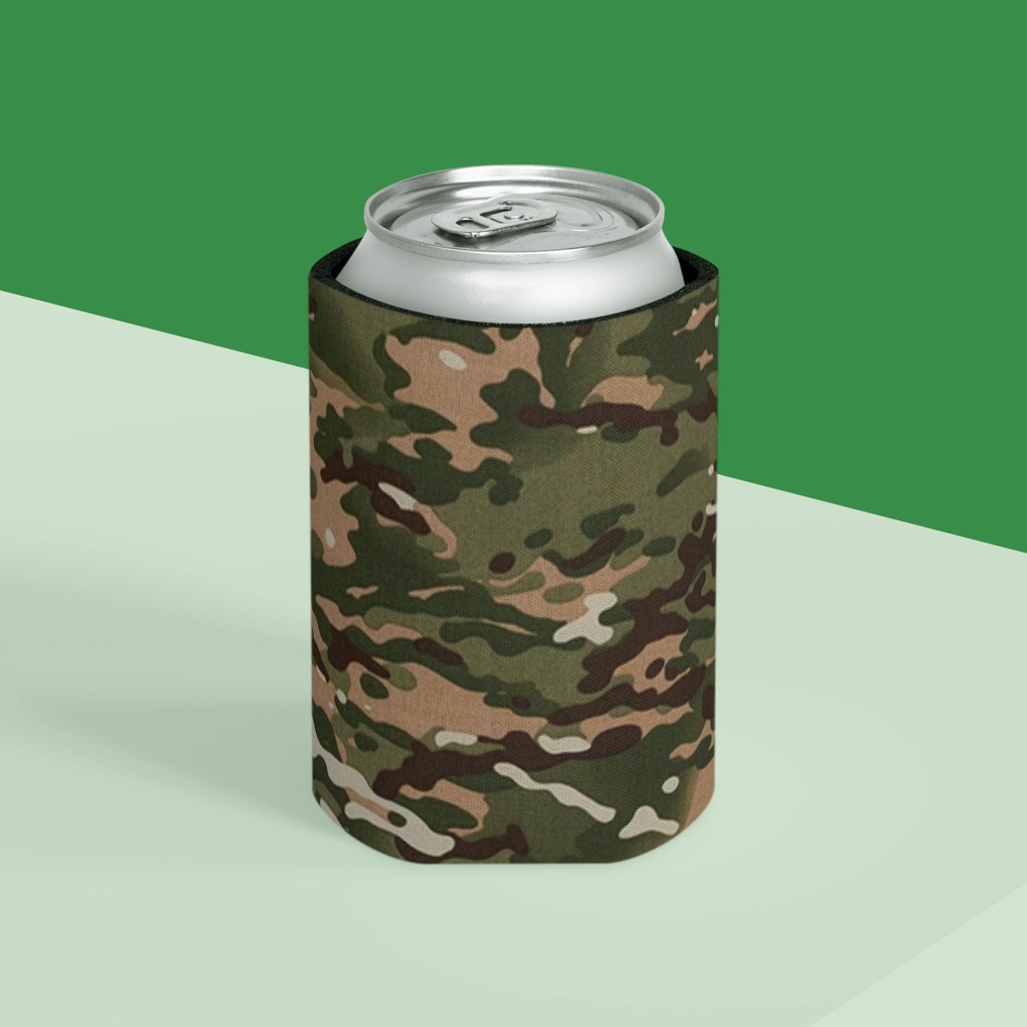 Slocam M12 Camouflage Can Cooler - Military Can Holder, Insulated