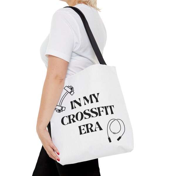 Crossfit Tote Bag, Crossfit Gift, In My Crossfit Era Tote Bag, Fitness Gift, Gym Bag, Workout Tote, Weightlifting Bag, Crossfit Lovers Bag