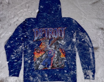 Zwaargewicht Detroit Basketball-hoodie