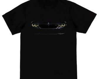 Camiseta BMW, camiseta con ojos de ángel, M5 f90, bimmer, camiseta con faros