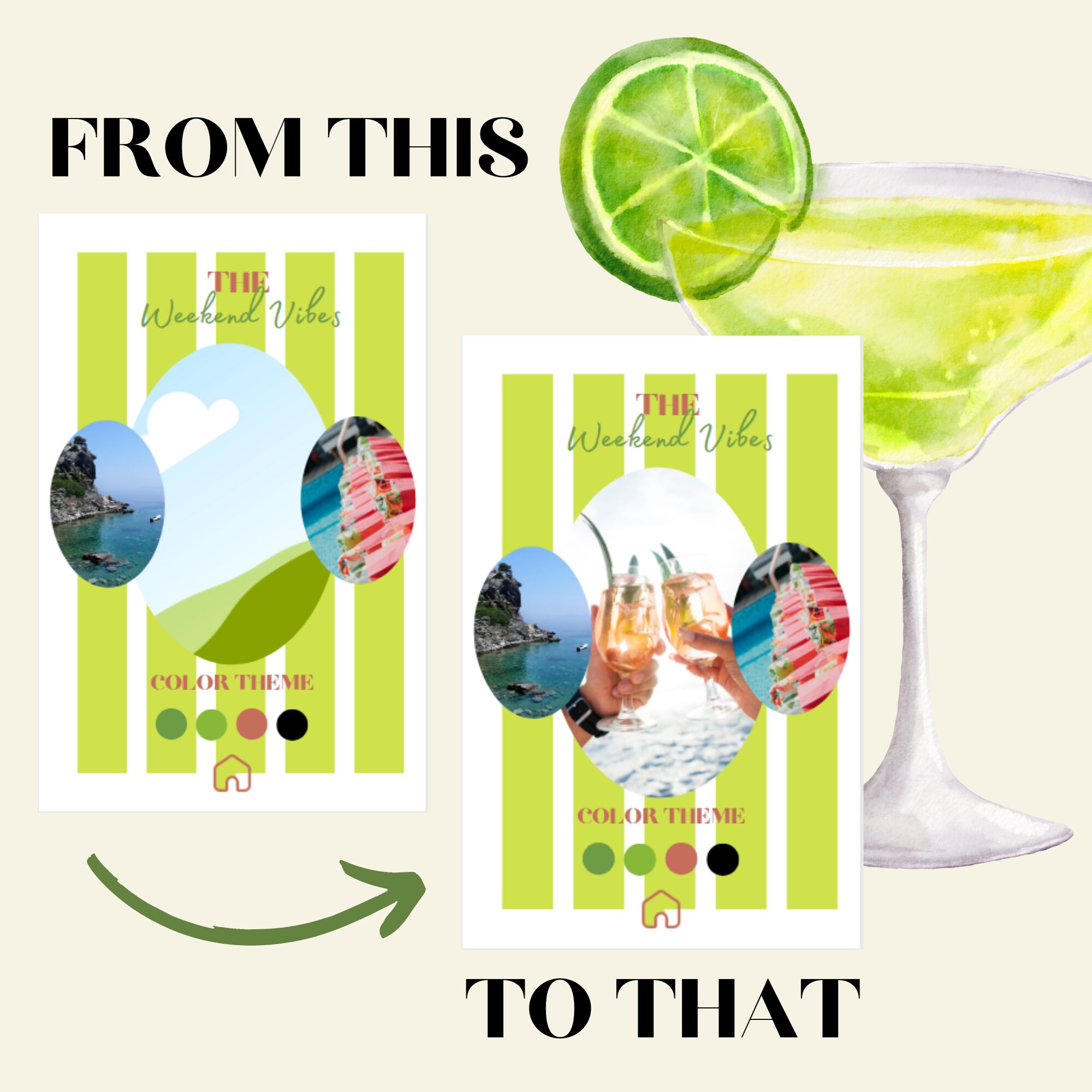 Margaritas and Matrimony Bachelorette Itinerary Template, Margs ...