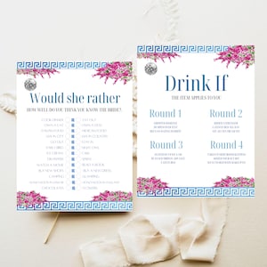Mamma Mia Bachelorette Party Games: Floral Disco (Digital Download)
