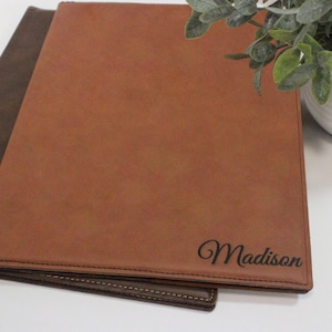 Personalized Leather Portfolio, Letter Size Organizer Folders, Leather Padfolio Men, Leather Portfolio Zipper, A4 Holder, Document Bag