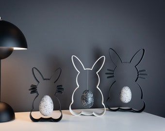 Osterhase mit Deko-Ei in verschiedenen Größen I 3D-Druck I DIY