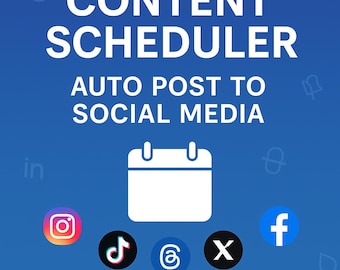 Notion Template Marketingautomatisierung-Arbeitsablauf | Social Media Kalender | Sofortiger digitaler Download