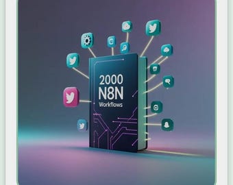 Notionテンプレート 2000種類以上のn8nワークフロー自動化テンプレート | インスタントデジタルダウンロード