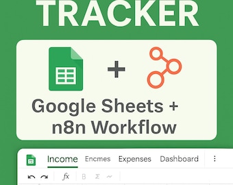 Notion Template n8n Budget Tracker | Google Sheets Umsatzsteuer | Mittelstands Finanzierung