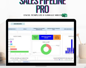 Verkaufs-PI-Tracker | Business-Arbeitsblatt (Excel & Google Sheets)