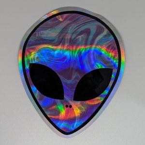 Holographic Purple Alien Smell Proof Mylar 3.5g to 7g Storage Bag 4.7&quot; x 3.9&quot; Zip Lock