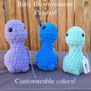 Baby Dino Plushie | Made to Order Stuffed Animal | Dino Birthday Gift | Cuddly Dinosaur Toy