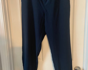 Vintage Te Verde Navy Blue Pants, Size XL