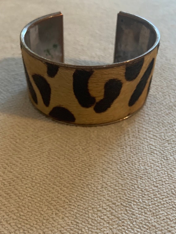 Animal Print Cuff Bracelet